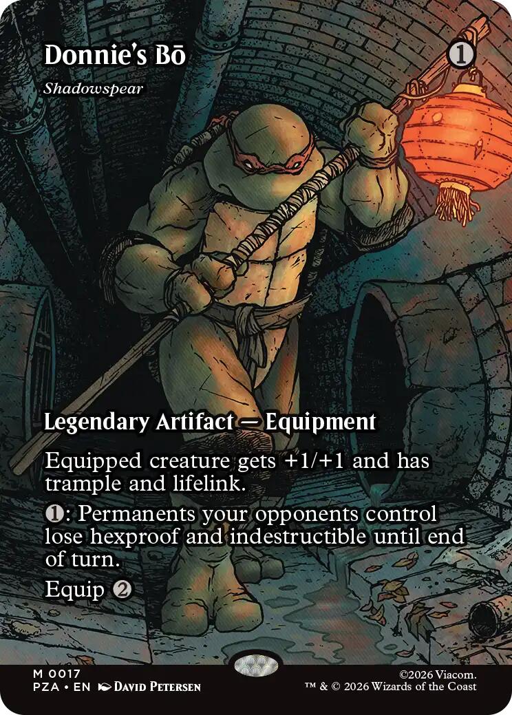 Donnie's Bo - Shadowspear (Borderless) [Teenage Mutant Ninja Turtles Eternal-Legal] | Deep Dive Games St. Marys