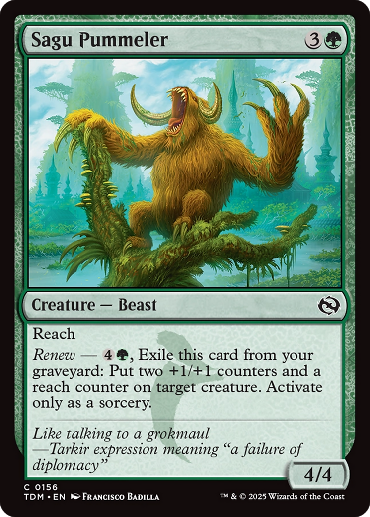 Sagu Pummeler [Tarkir: Dragonstorm] | Deep Dive Games St. Marys