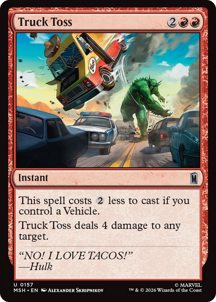 Truck Toss [Marvel Super Heroes] | Deep Dive Games St. Marys