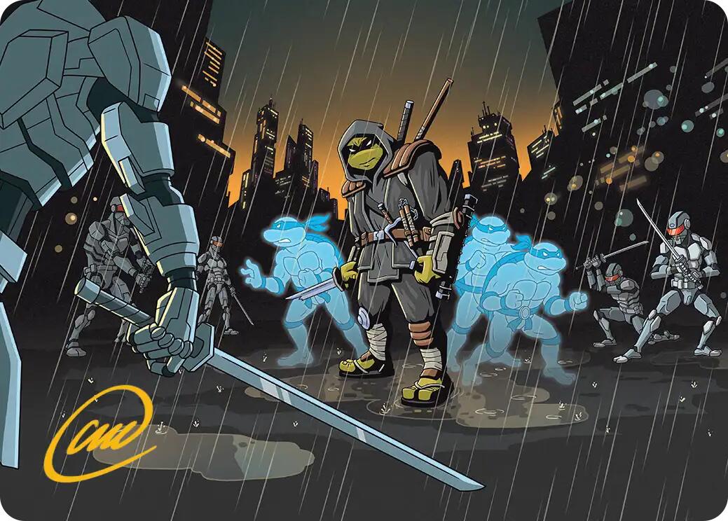 The Last Ronin's Technique Art Card (Gold-Stamped Signature) [Teenage Mutant Ninja Turtles Art Series] | Deep Dive Games St. Marys