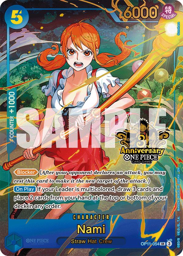 Nami (Japanese Version 3rd Anniversary Set) [One Piece Promotion Cards] | Deep Dive Games St. Marys