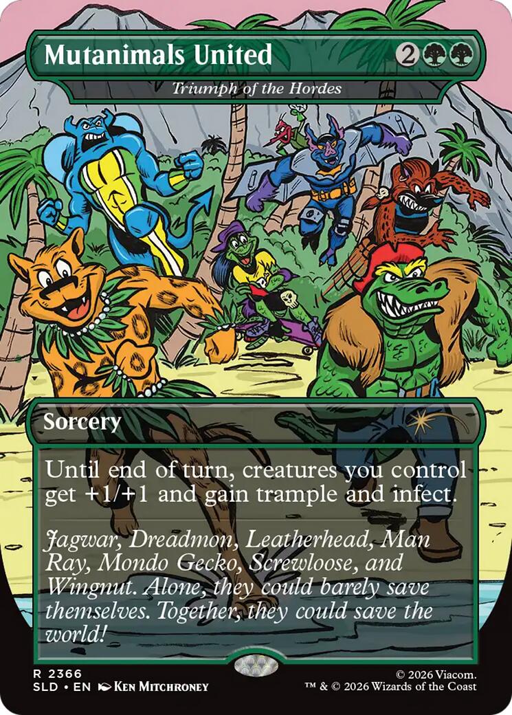 Mutanimals United - Triumph of the Hordes [Secret Lair Drop Series] | Deep Dive Games St. Marys