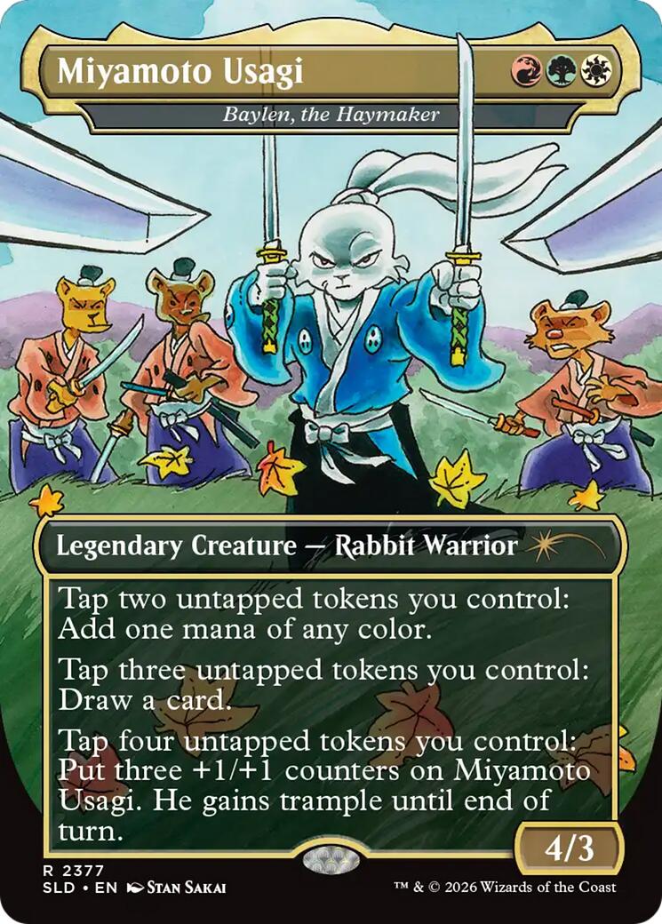 Miyamoto Usagi - Baylen, the Haymaker [Secret Lair Drop Series] | Deep Dive Games St. Marys