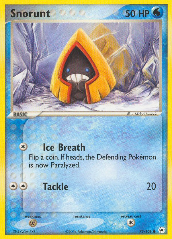 Snorunt (73/101) [EX: Hidden Legends] | Deep Dive Games St. Marys