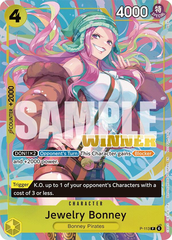 Jewelry Bonney (Heroines Battle Winner Pack) [One Piece Promotion Cards] | Deep Dive Games St. Marys
