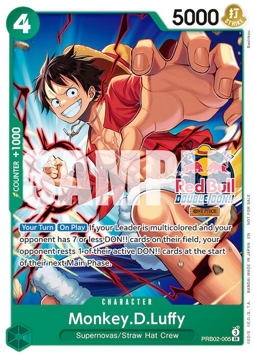 Monkey.D.Luffy (Red Bull Double Don!!) [One Piece Promotion Cards] | Deep Dive Games St. Marys