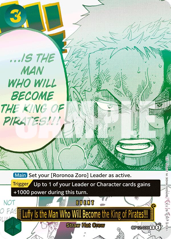 Luffy Is the Man Who Will Become the King of Pirates!!! (Japanese Version 3rd Anniversary Set) [One Piece Promotion Cards] | Deep Dive Games St. Marys
