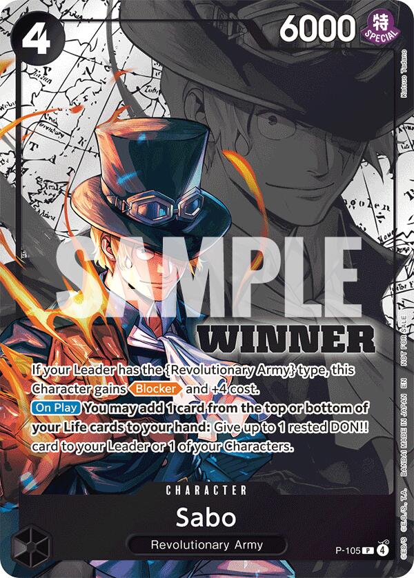 Sabo (Winner Pack 2026 Vol. 2) [One Piece Promotion Cards] | Deep Dive Games St. Marys