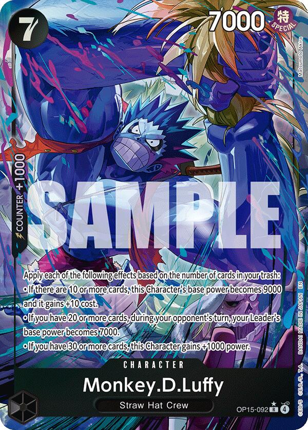 Monkey.D.Luffy (Alternate Art) [Adventure on Kami's Island] | Deep Dive Games St. Marys