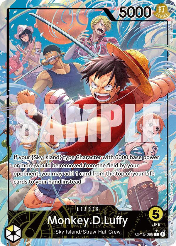 Monkey.D.Luffy (Alternate Art) [Adventure on Kami's Island] | Deep Dive Games St. Marys