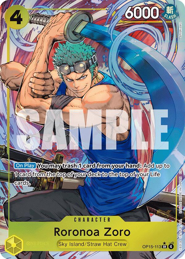 Roronoa Zoro (Alternate Art) [Adventure on Kami's Island] | Deep Dive Games St. Marys