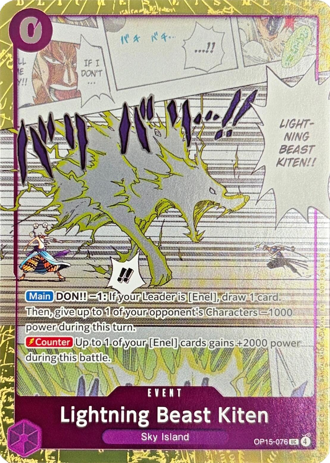 Lightning Beast Kiten (Dash Pack) [Adventure on Kami's Island] | Deep Dive Games St. Marys