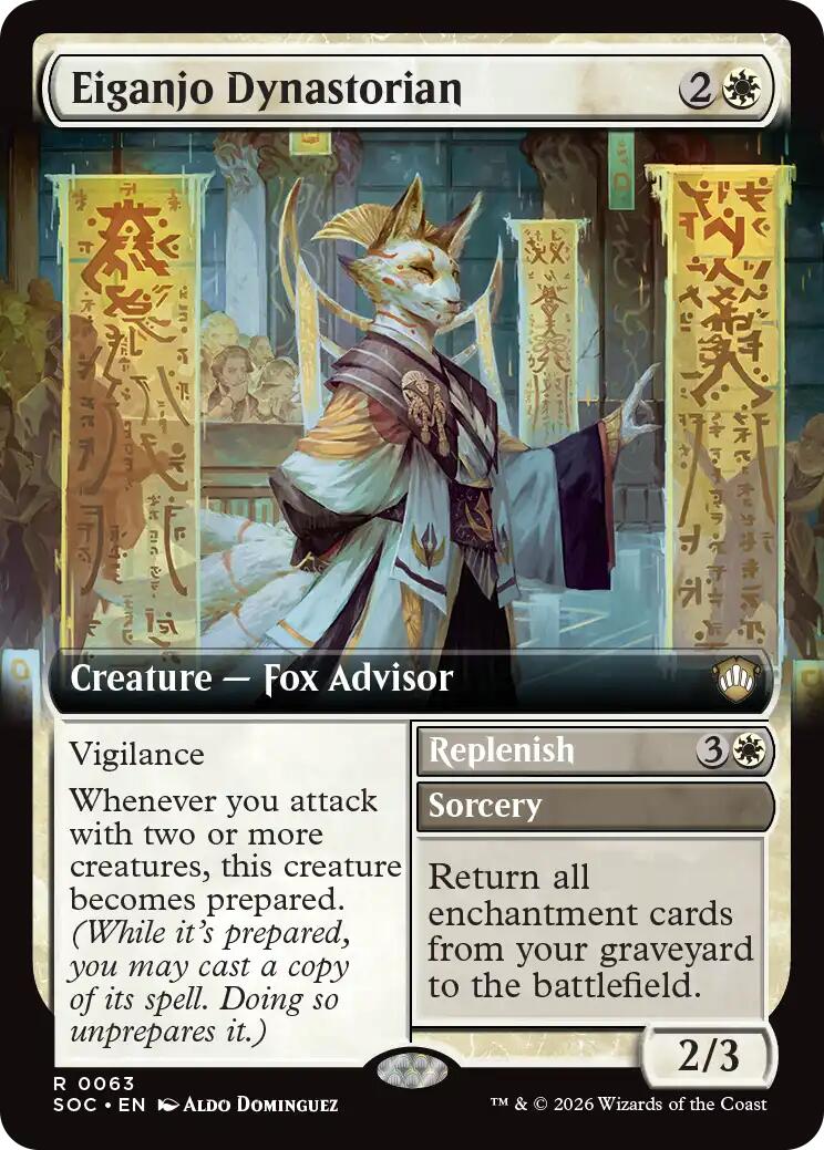 Eiganjo Dynastorian (Extended Art) [Secrets of Strixhaven Commander] | Deep Dive Games St. Marys