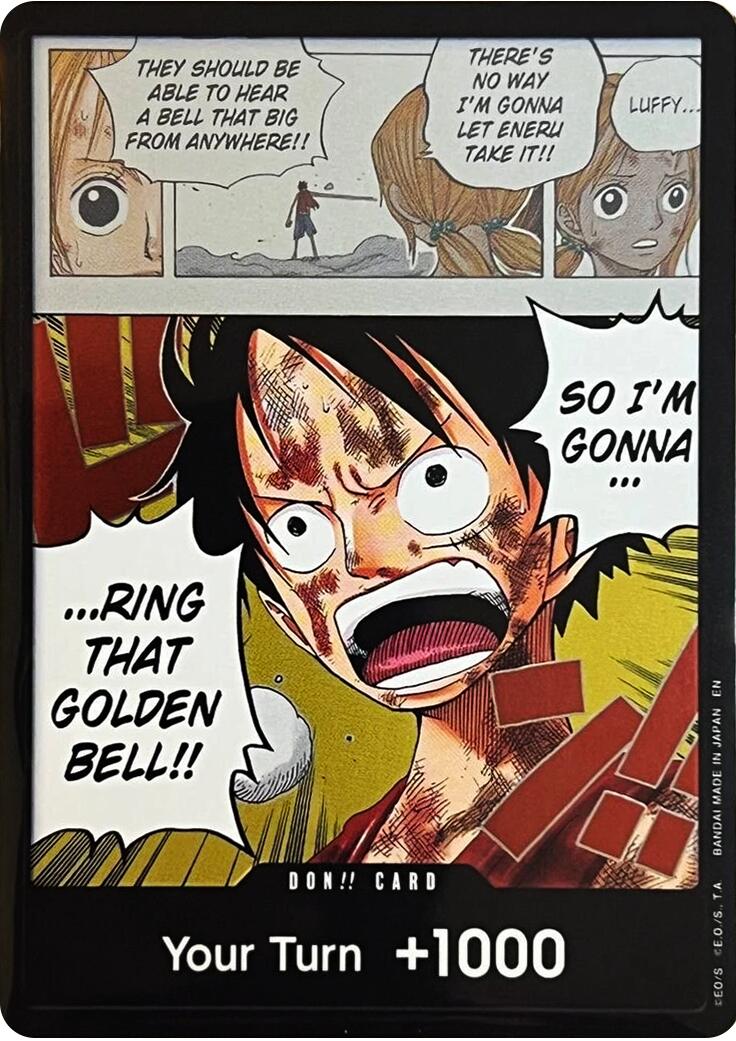 DON!! Card (Luffy) [Adventure on Kami's Island] | Deep Dive Games St. Marys