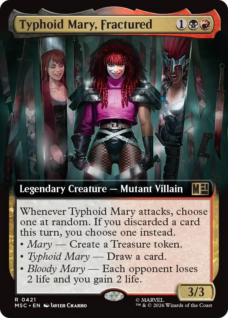 Typhoid Mary, Fractured (Extended Art) [Marvel Super Heroes Commander] | Deep Dive Games St. Marys