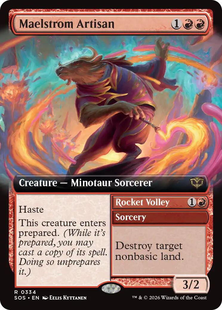 Maelstrom Artisan (Extended Art) [Secrets of Strixhaven] | Deep Dive Games St. Marys