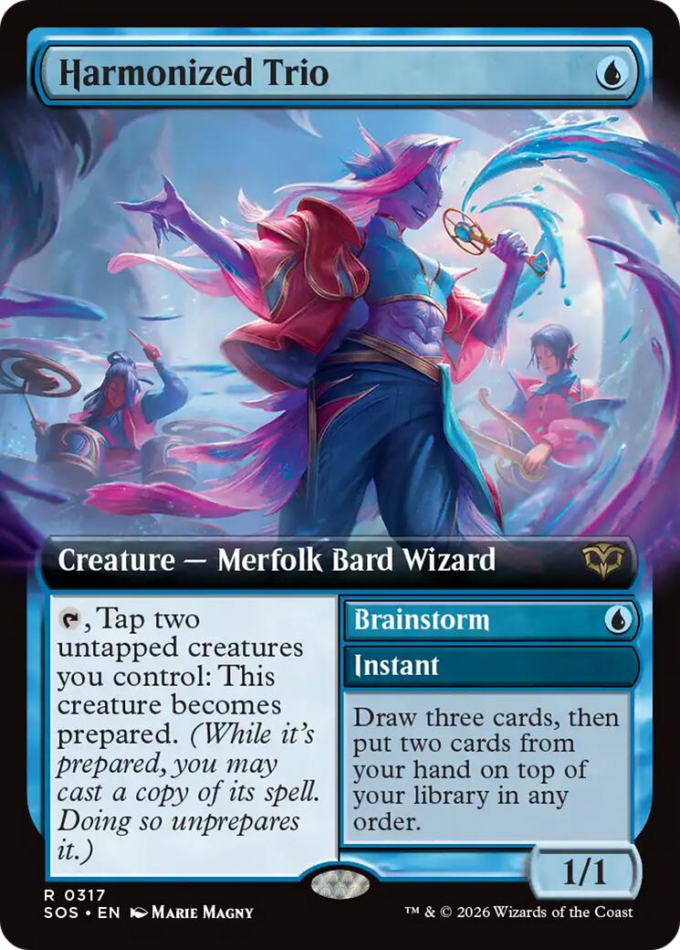 Harmonized Trio (Extended Art) [Secrets of Strixhaven] | Deep Dive Games St. Marys