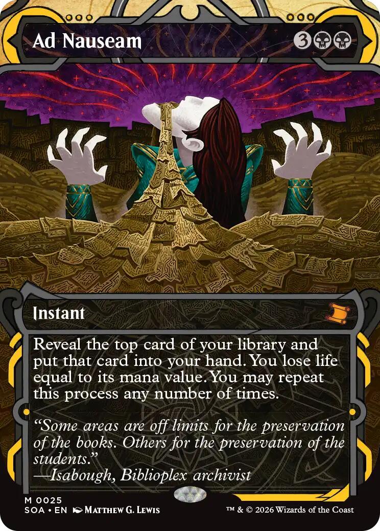 Ad Nauseam [Secrets of Strixhaven: Mystical Archive] | Deep Dive Games St. Marys