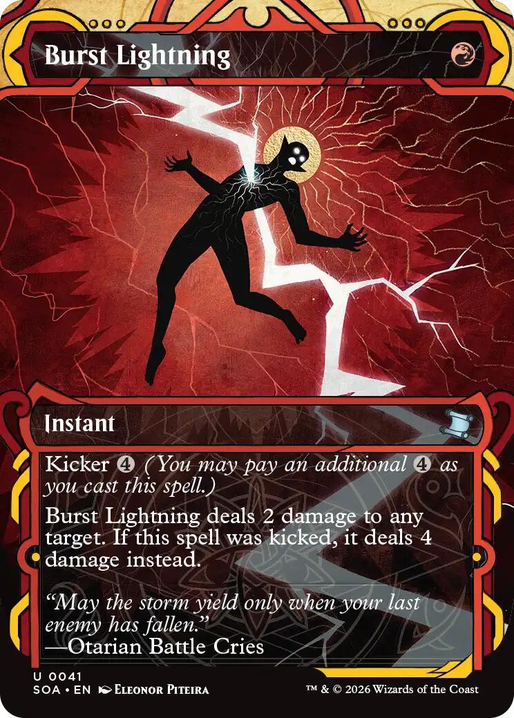 Burst Lightning [Secrets of Strixhaven: Mystical Archive] | Deep Dive Games St. Marys