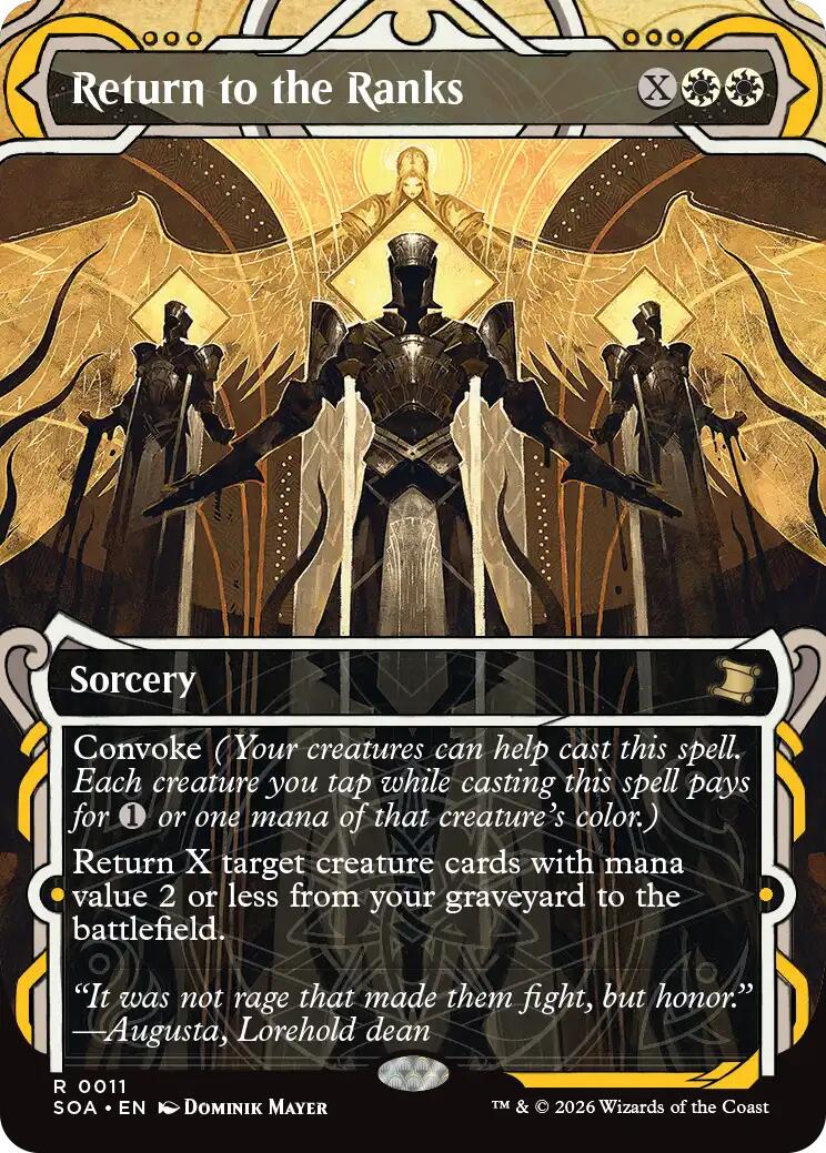 Return to the Ranks [Secrets of Strixhaven: Mystical Archive] | Deep Dive Games St. Marys