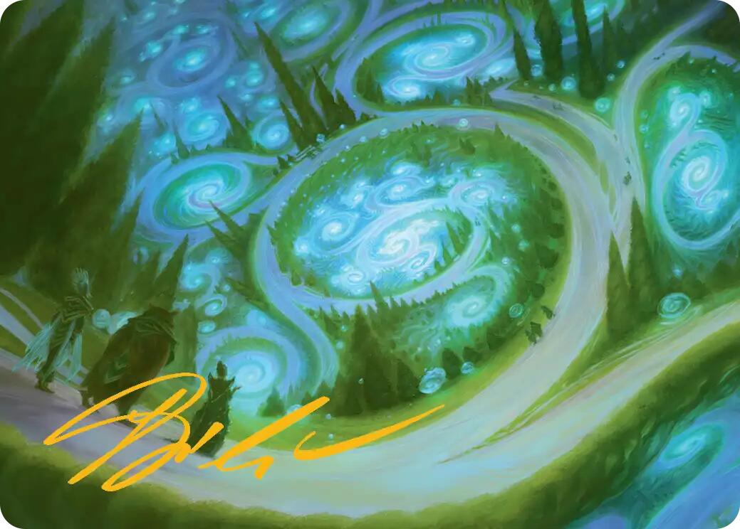 Mathemagics Art Card (Gold-Stamped Signature) [Secrets of Strixhaven Art Series] | Deep Dive Games St. Marys