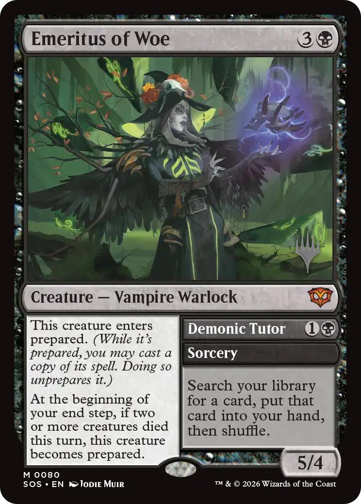 Emeritus of Woe [Secrets of Strixhaven Promos] | Deep Dive Games St. Marys