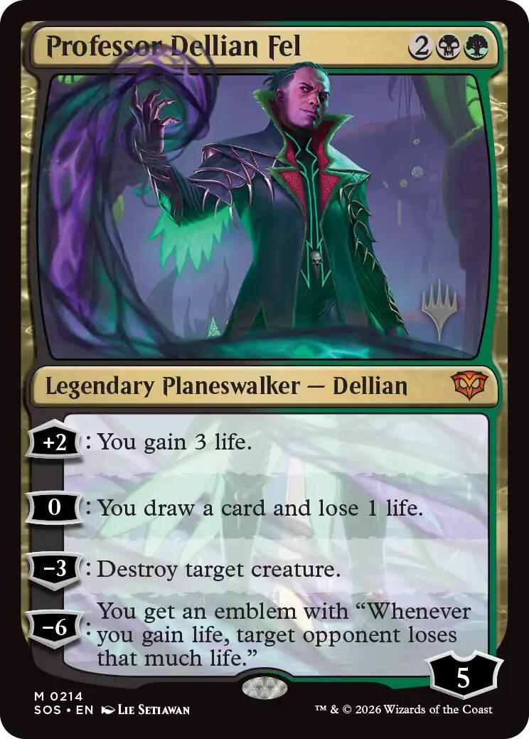 Professor Dellian Fel [Secrets of Strixhaven Promos] | Deep Dive Games St. Marys