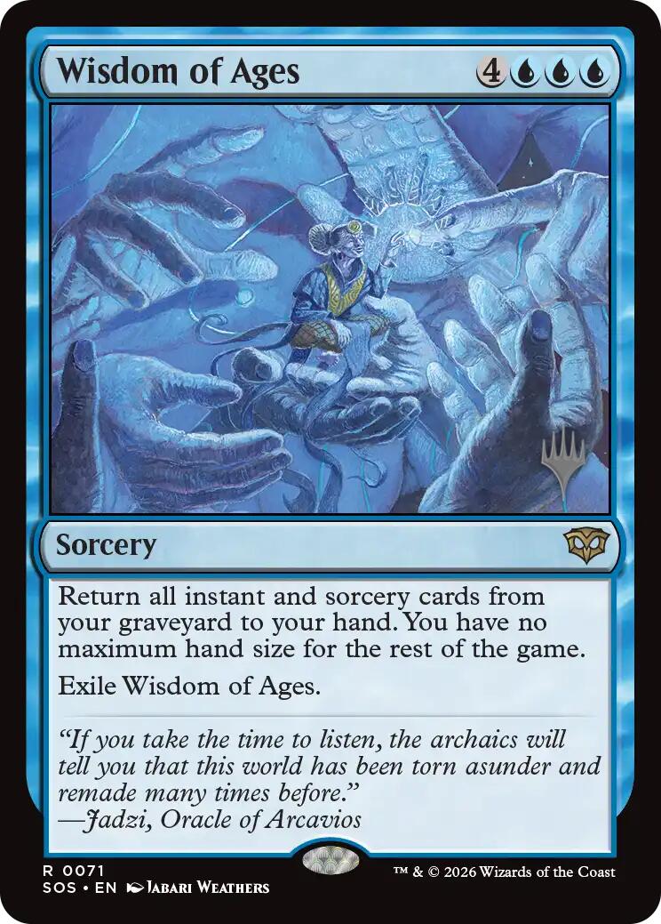 Wisdom of Ages [Secrets of Strixhaven Promos] | Deep Dive Games St. Marys