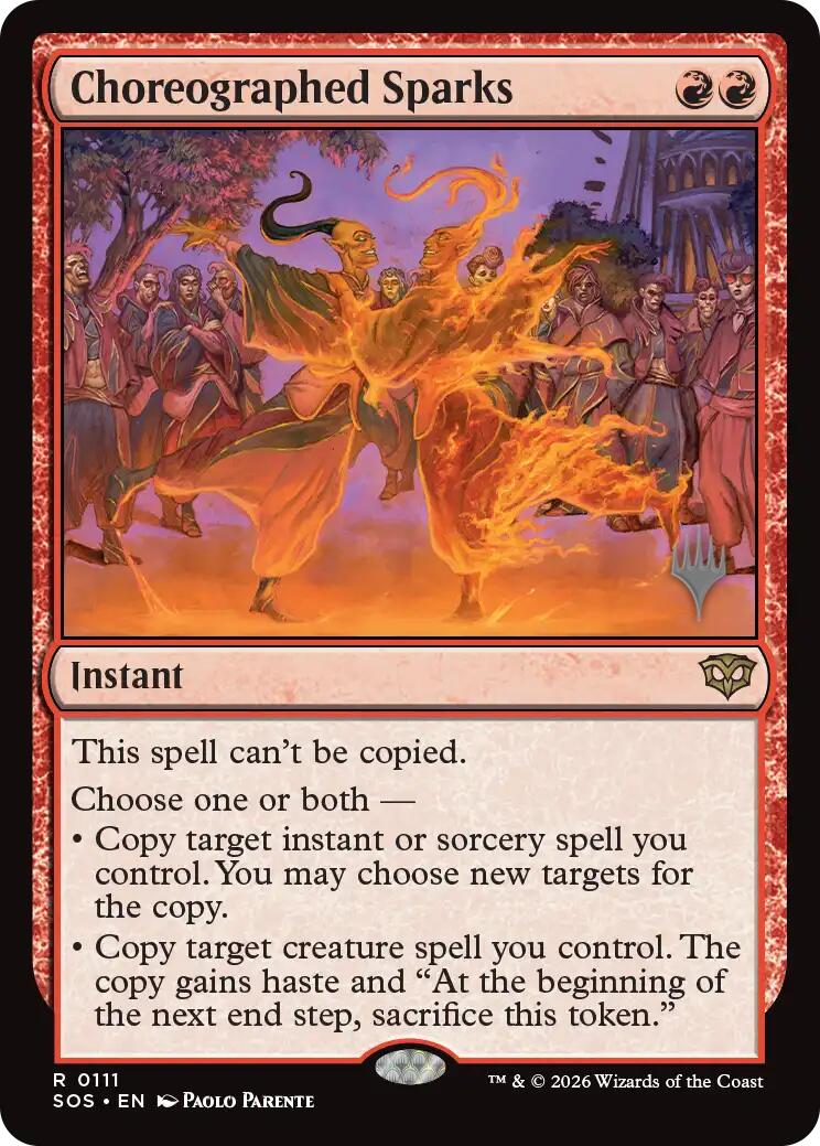 Choreographed Sparks [Secrets of Strixhaven Promos] | Deep Dive Games St. Marys
