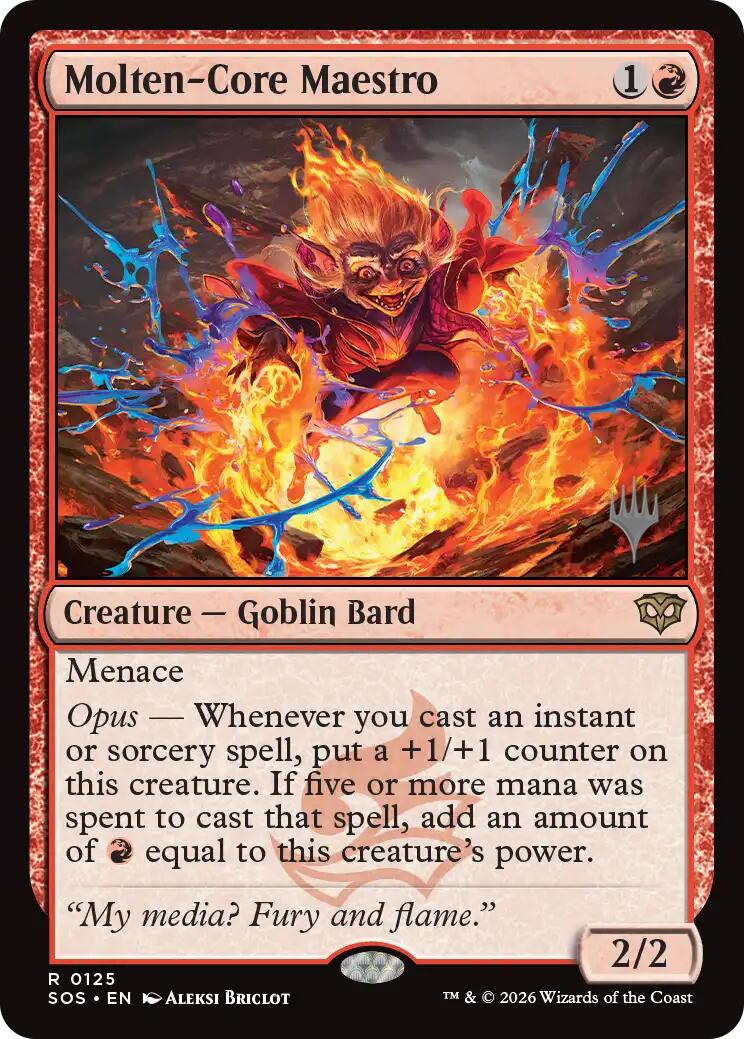 Molten-Core Maestro [Secrets of Strixhaven Promos] | Deep Dive Games St. Marys