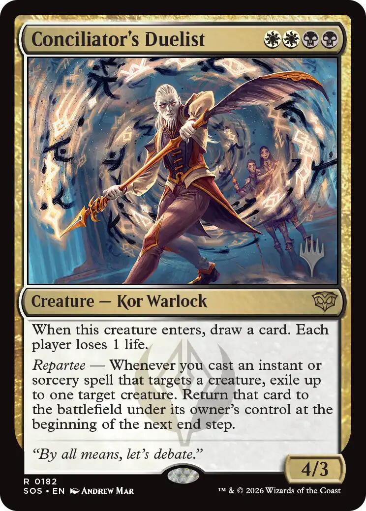 Conciliator's Duelist [Secrets of Strixhaven Promos] | Deep Dive Games St. Marys