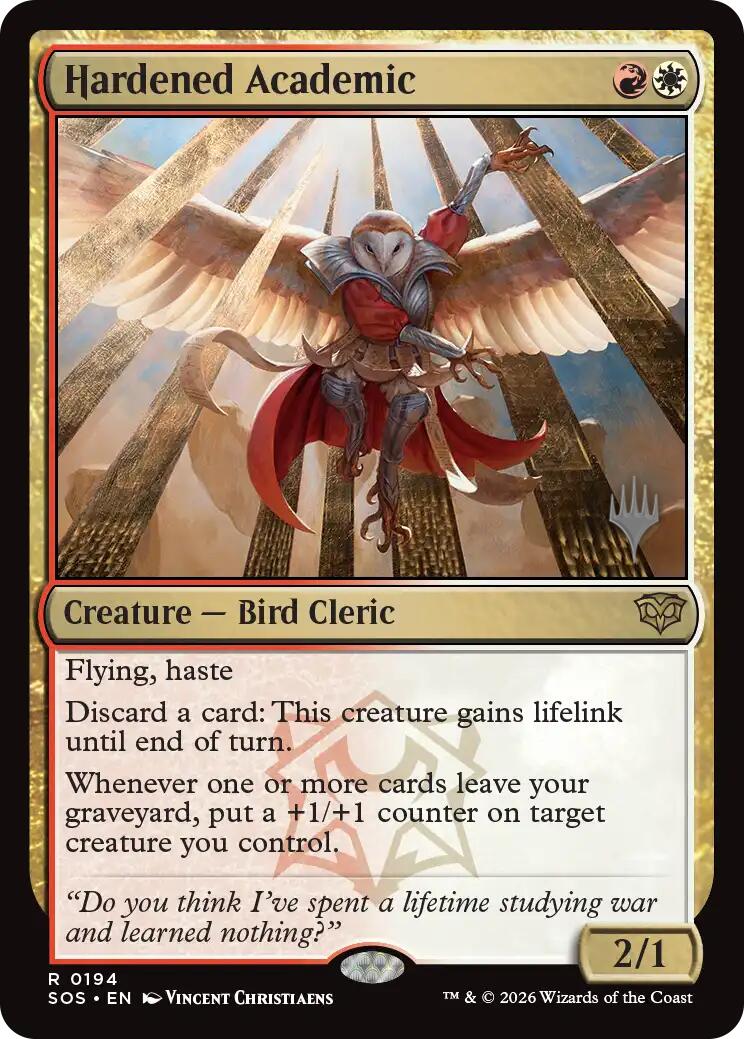 Hardened Academic [Secrets of Strixhaven Promos] | Deep Dive Games St. Marys