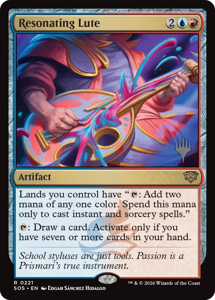 Resonating Lute [Secrets of Strixhaven Promos] | Deep Dive Games St. Marys