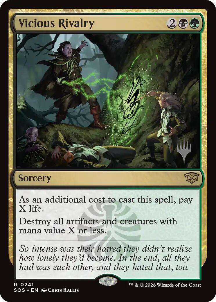 Vicious Rivalry [Secrets of Strixhaven Promos] | Deep Dive Games St. Marys