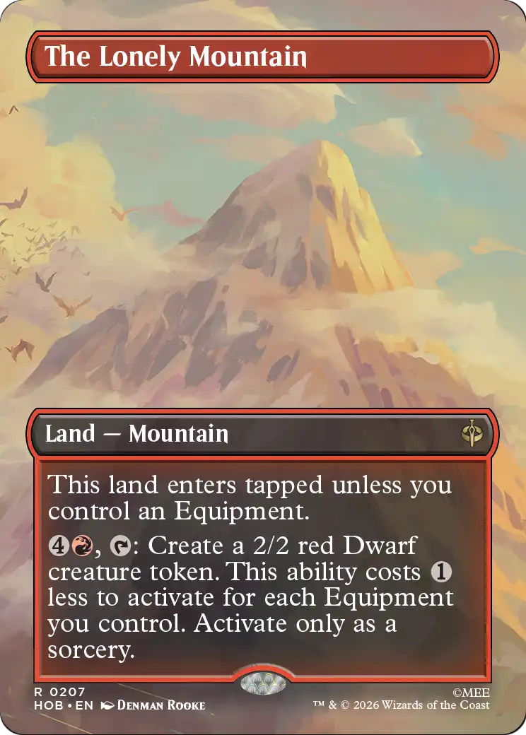 The Lonely Mountain (Borderless) (0207) [The Hobbit] | Deep Dive Games St. Marys