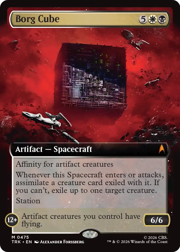 Borg Cube (Extended Art) [Star Trek] | Deep Dive Games St. Marys