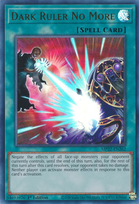 Dark Ruler No More [MP22-EN262] Ultra Rare | Deep Dive Games St. Marys