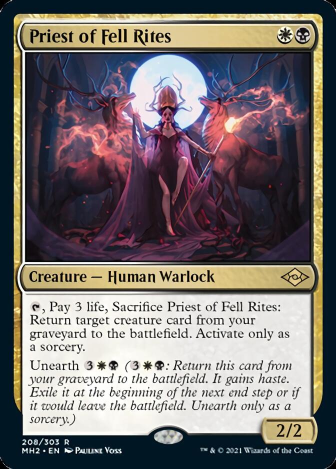 Priest of Fell Rites [Modern Horizons 2] | Deep Dive Games St. Marys
