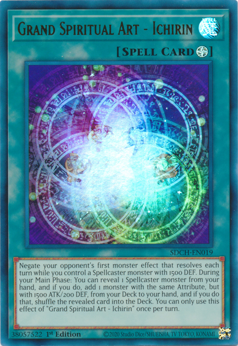Grand Spiritual Art - Ichirin [SDCH-EN019] Ultra Rare | Deep Dive Games St. Marys