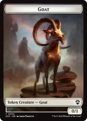 Goat // Fungus Beast Double-Sided Token [Secrets of Strixhaven Commander Tokens] | Deep Dive Games St. Marys