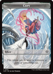 Spirit (0025) // Copy Double-Sided Token [Secrets of Strixhaven Commander Tokens] | Deep Dive Games St. Marys