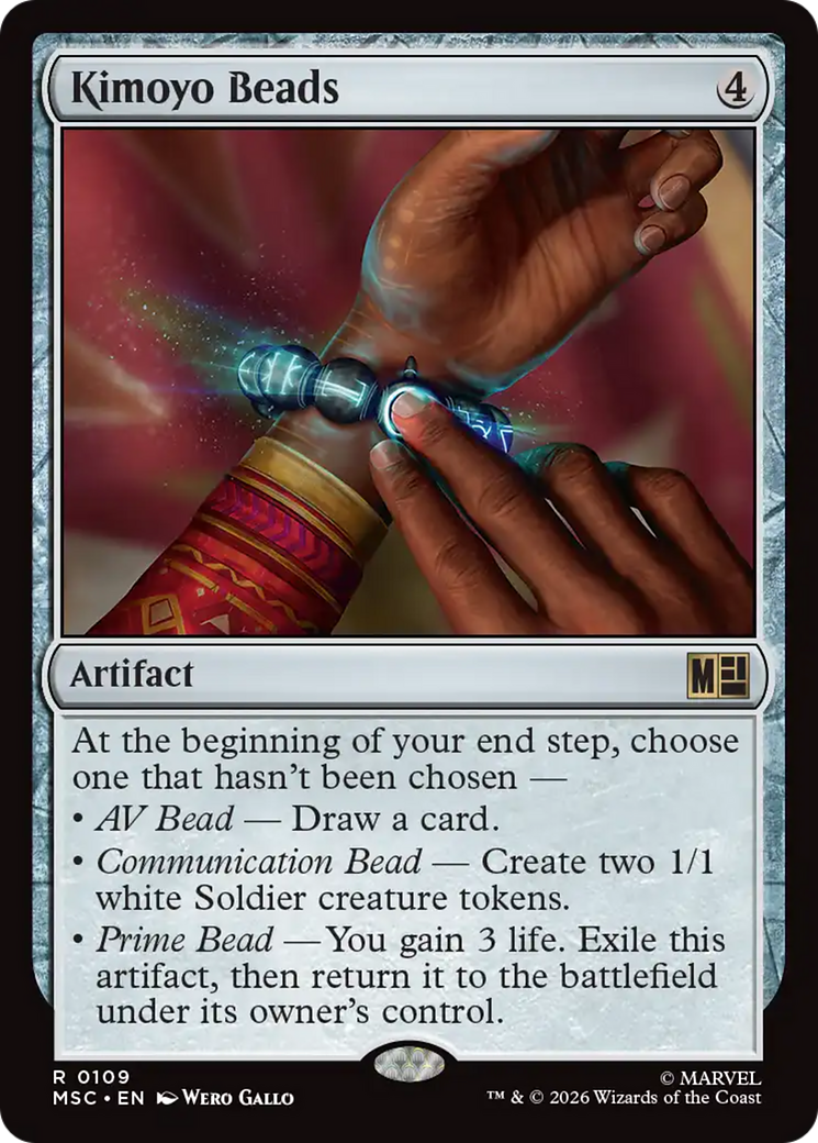 Kimoyo Beads (Surge Foil) [Marvel Super Heroes Commander] | Deep Dive Games St. Marys