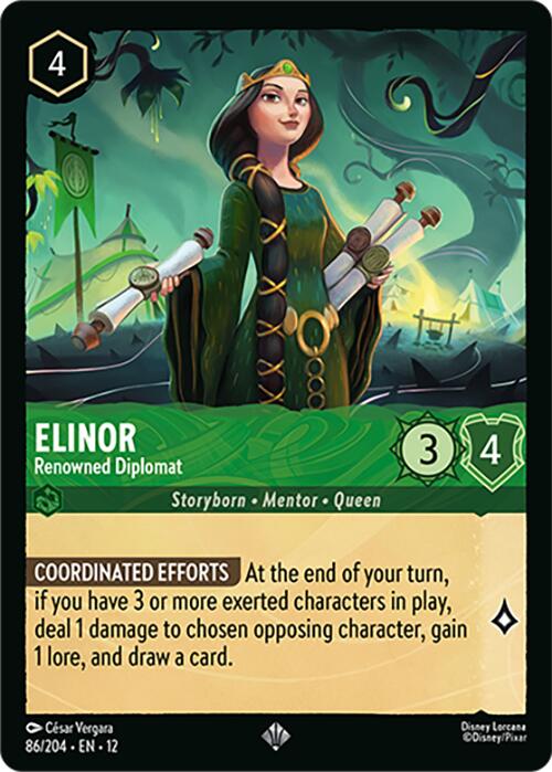 Elinor - Renowned Diplomat (86/204) [Wilds Unknown] | Deep Dive Games St. Marys