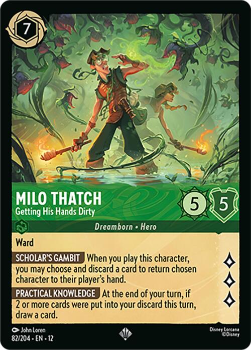 Milo Thatch - Getting His Hands Dirty (82/204) [Wilds Unknown] | Deep Dive Games St. Marys