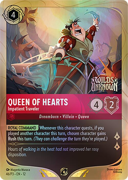 Queen of Hearts - Impatient Traveler (46) [Promo Cards] | Deep Dive Games St. Marys