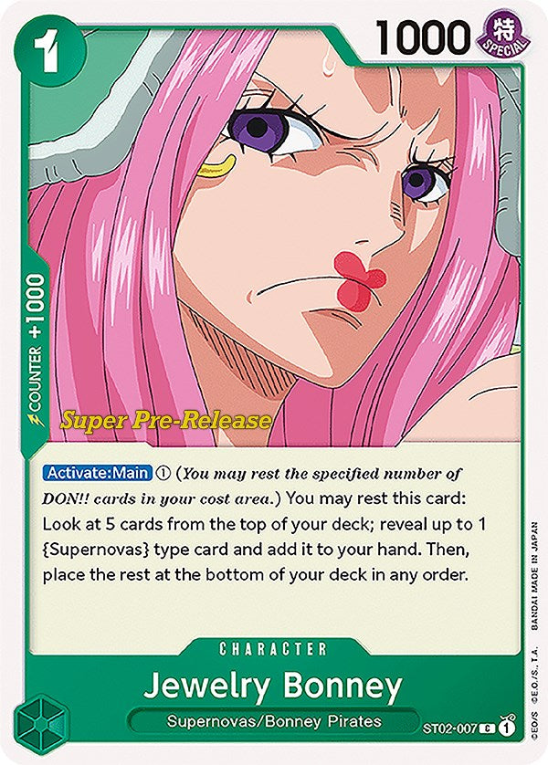 Jewelry Bonney [Super Pre-Release Starter Deck: Worst Generation] | Deep Dive Games St. Marys