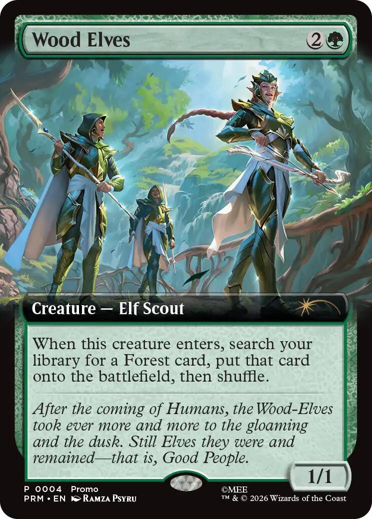 Wood Elves (Extended Art) [Media Promos] | Deep Dive Games St. Marys