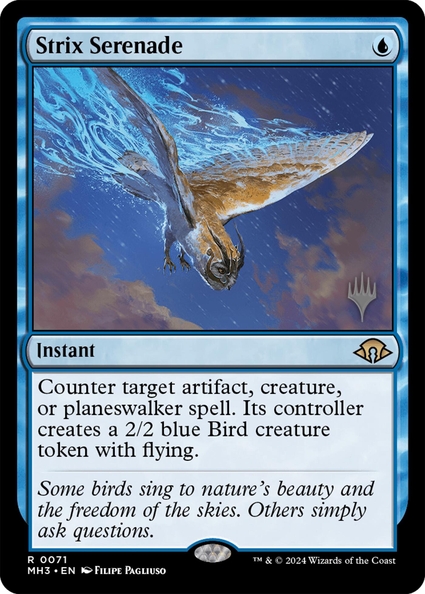 Strix Serenade [Modern Horizons 3 Promos] | Deep Dive Games St. Marys