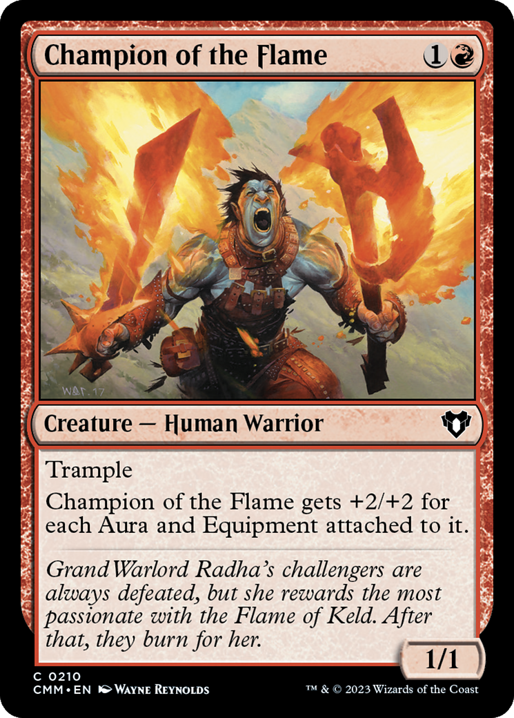 Champion of the Flame [Commander Masters] | Deep Dive Games St. Marys