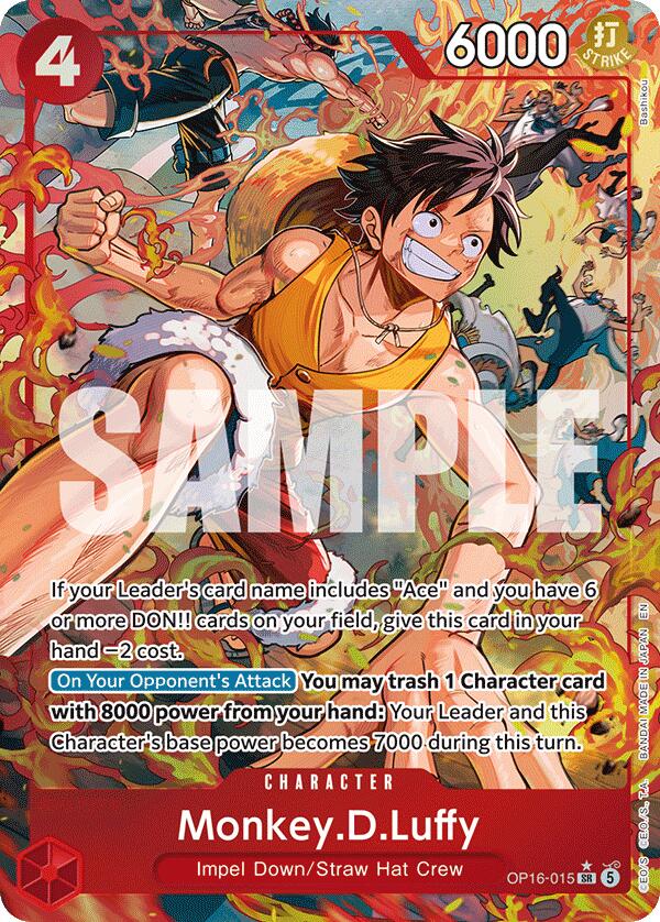Monkey.D.Luffy (Alternate Art) [The Time of Battle] | Deep Dive Games St. Marys